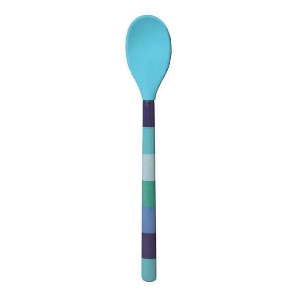 Blue Ocean Stripe Silicone Spoon