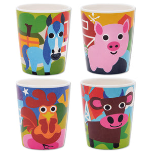 Juice Cup Set - Farm Kids Juice Cup Set