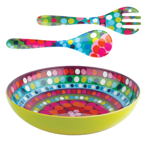 Bindi Salad Bowl & Salad Server Bundle