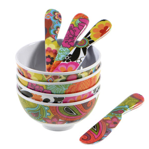 Floral Spreader & Mini Bowl Bundle