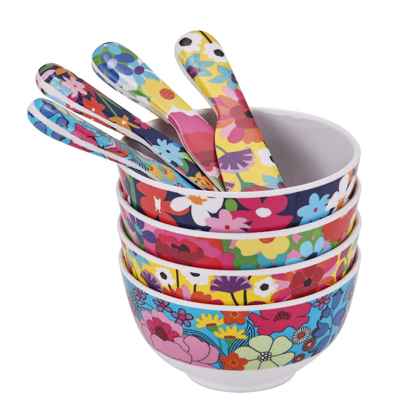 Garden Floral Spreader & Mini Bowl Bundle