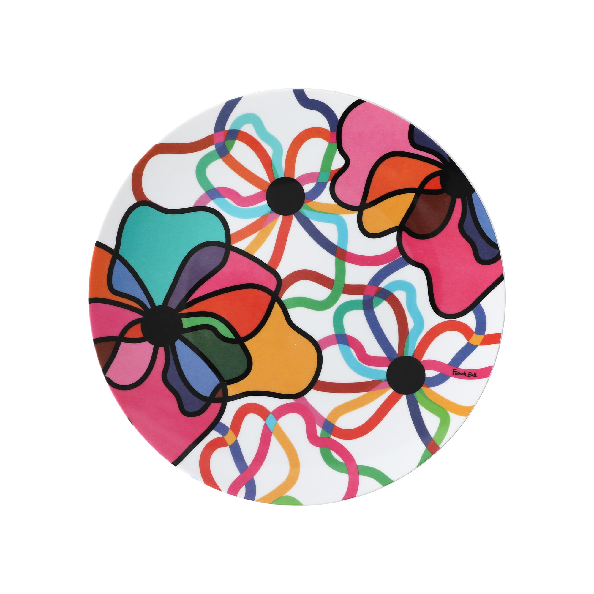 Transparent Pop 11" Plate Set