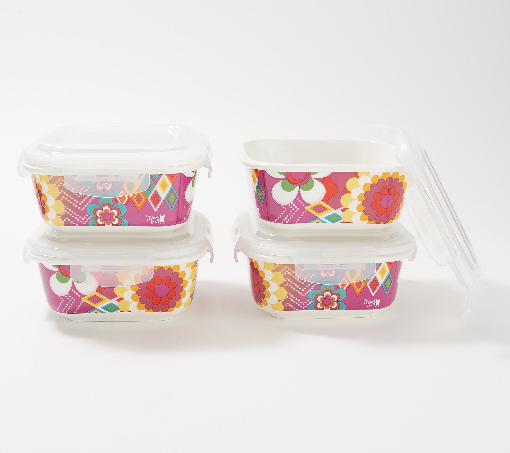 Square Food Storage Containers and Lids