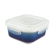 Blue Ombré 9oz Porcelain Food Storage Container