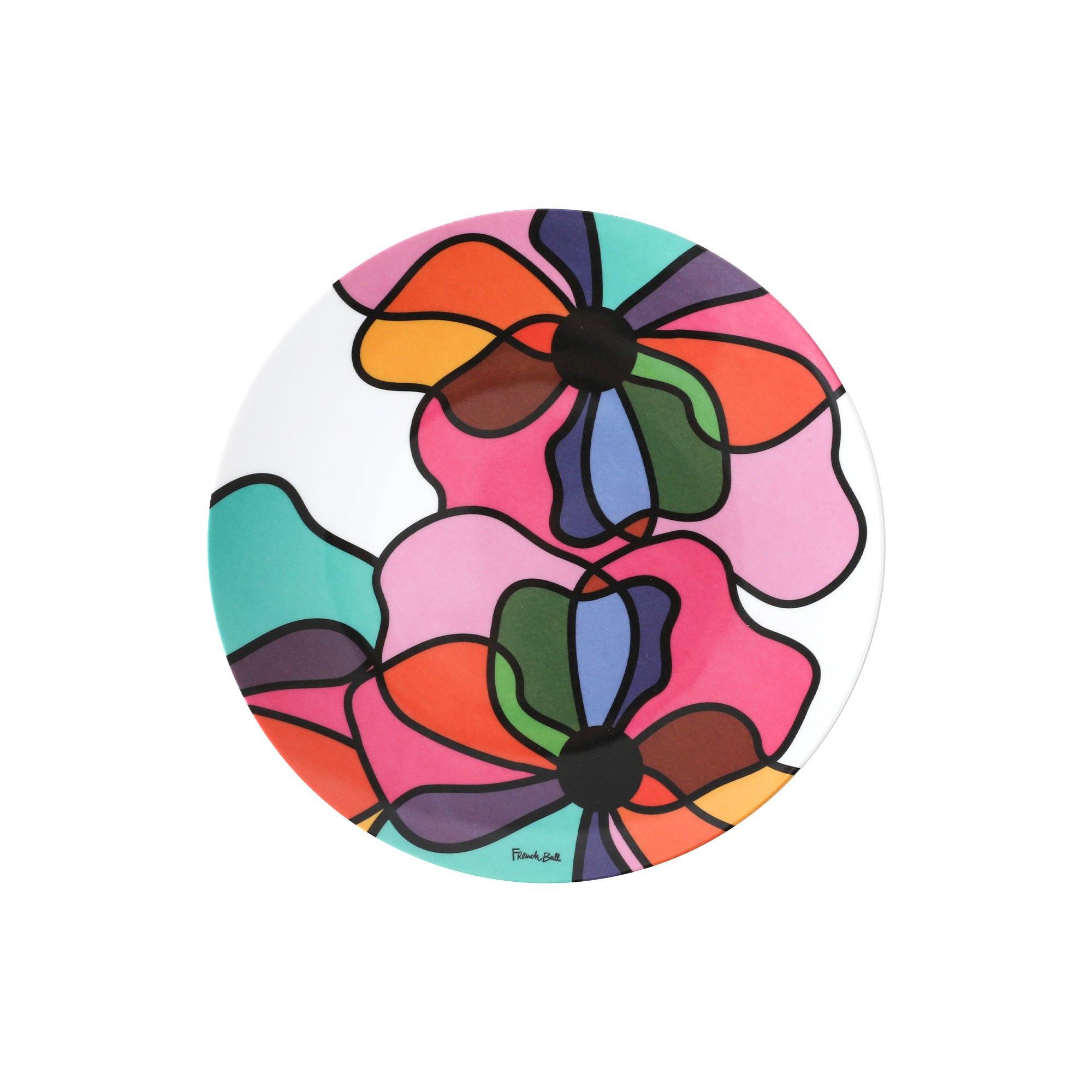 Transparent Pop 9" Plate Set