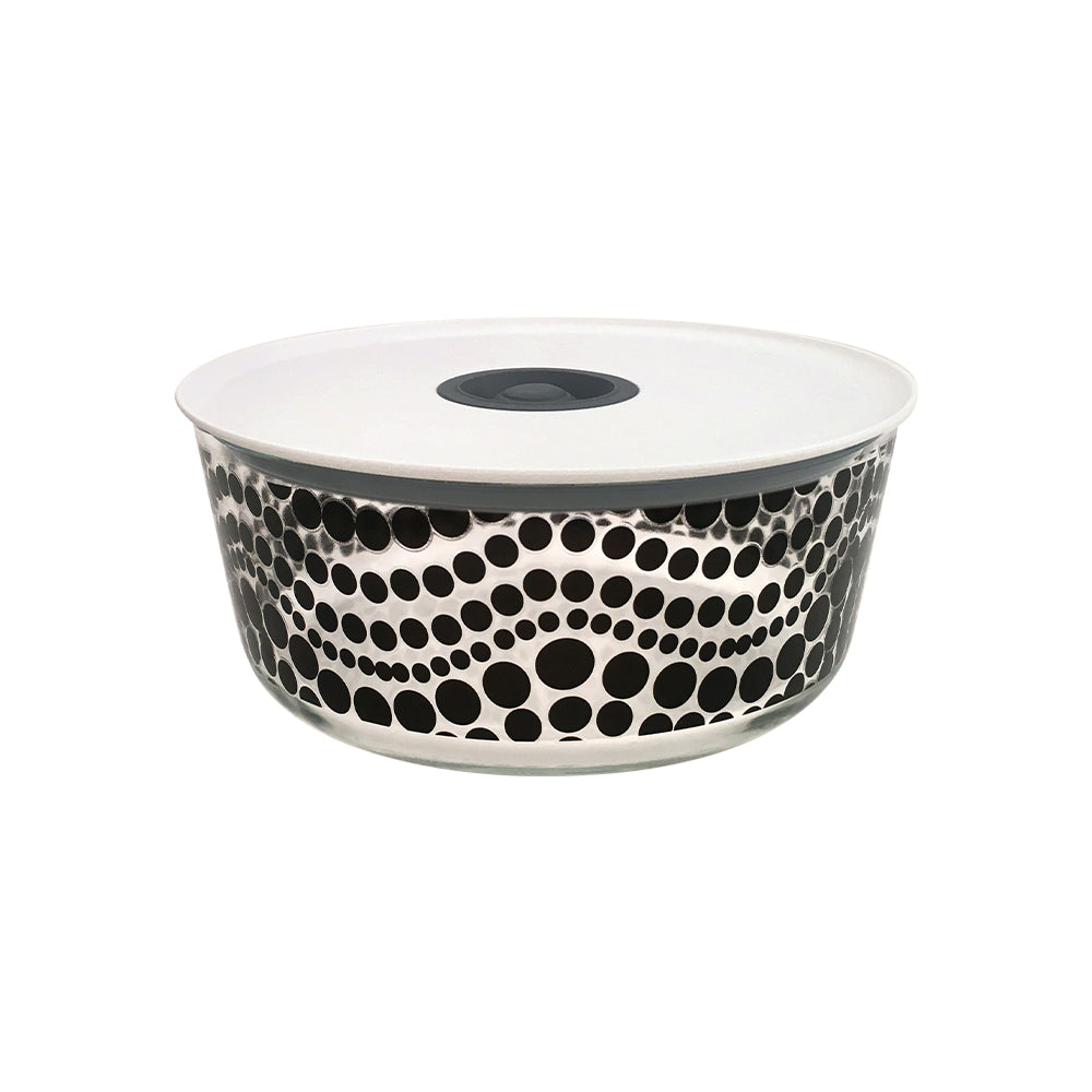 Bindi B&W 27oz Glass Storage