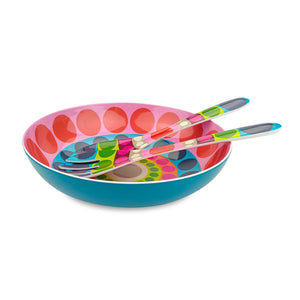 Dial Salad Bowl & Salad Server Bundle