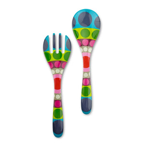 Dial Salad Bowl & Salad Server Bundle