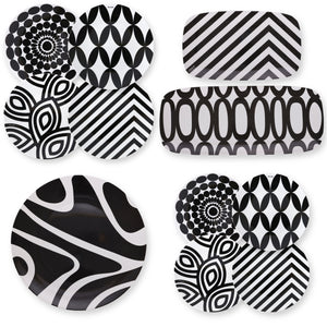 Black & White Plate and Platter Collection