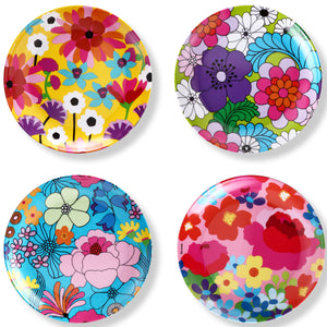 Garden Florals 11" Dinner Plate Gift Box Set of 4