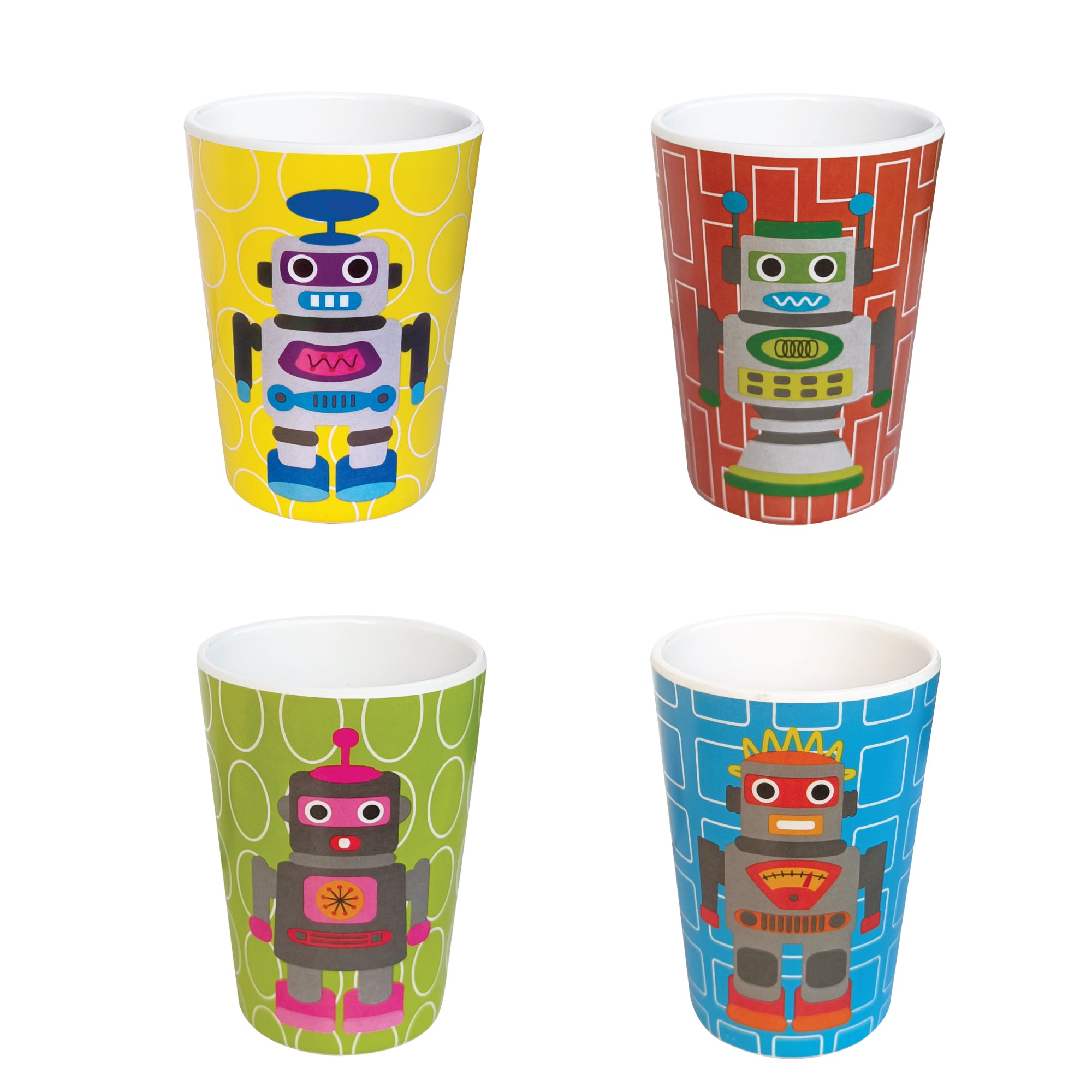 Robot Kids Juice Cup Set - French Bull