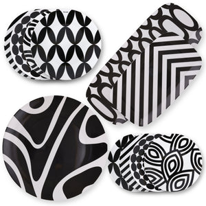 Black & White Plate and Platter Collection