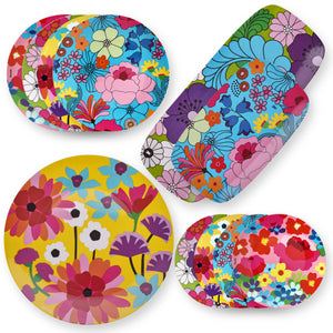 Garden Floral Plate and Platter Collection