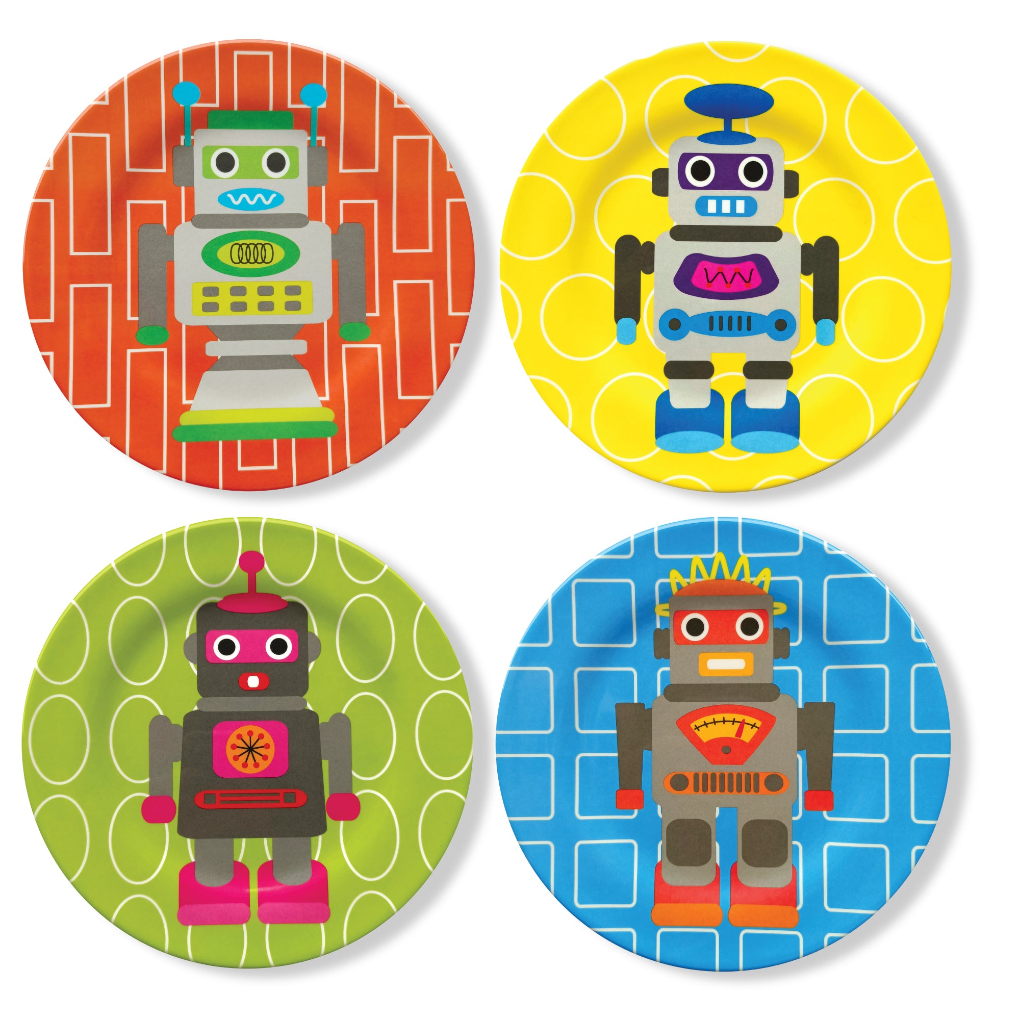 Pinpoint revidere Måling Robot Kids Plate Set - French Bull