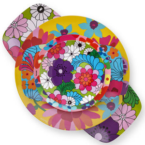 Garden Floral Plate and Platter Collection