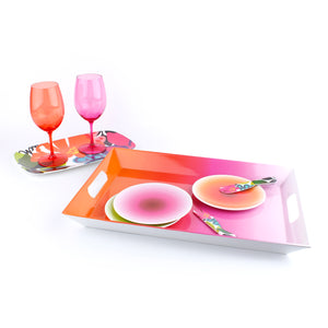 Pink Ombré Serving Tray