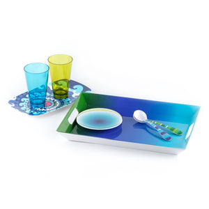 Blue Ombré Serving Tray