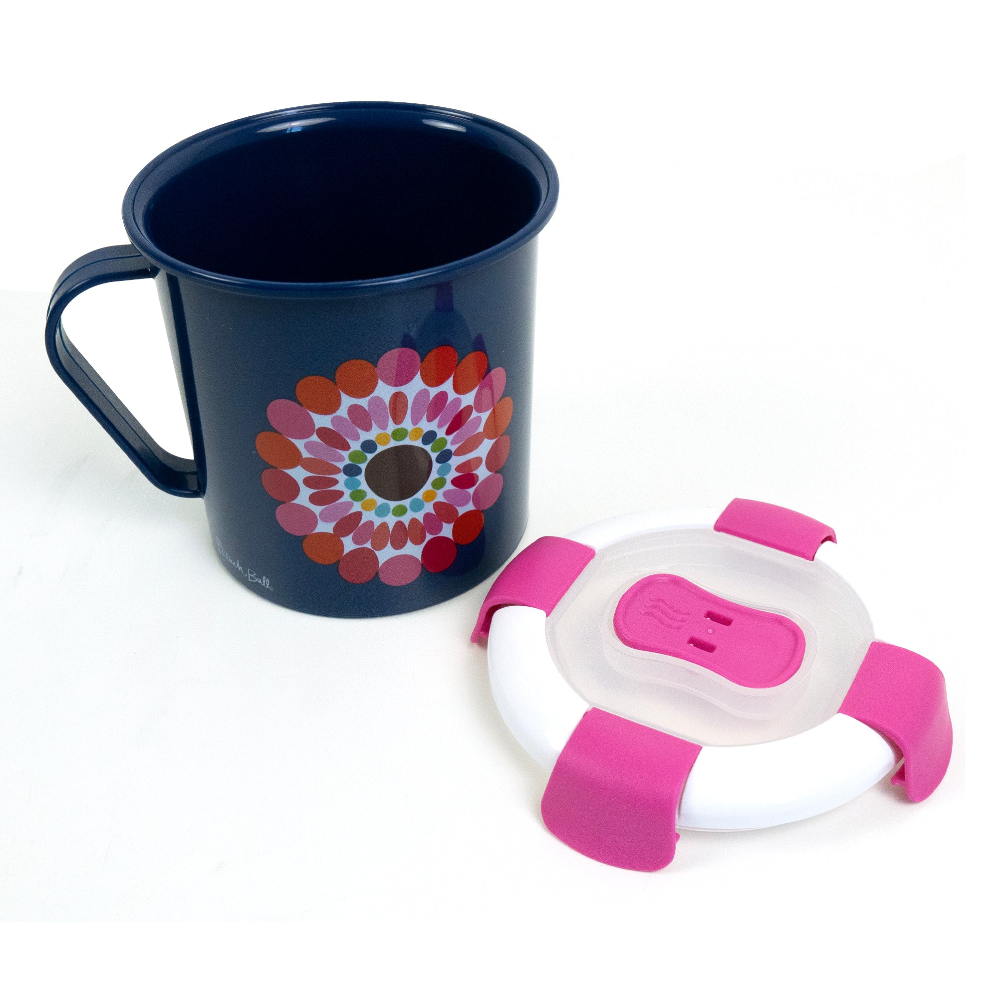 Mandala Beady Soup Mug - French Bull