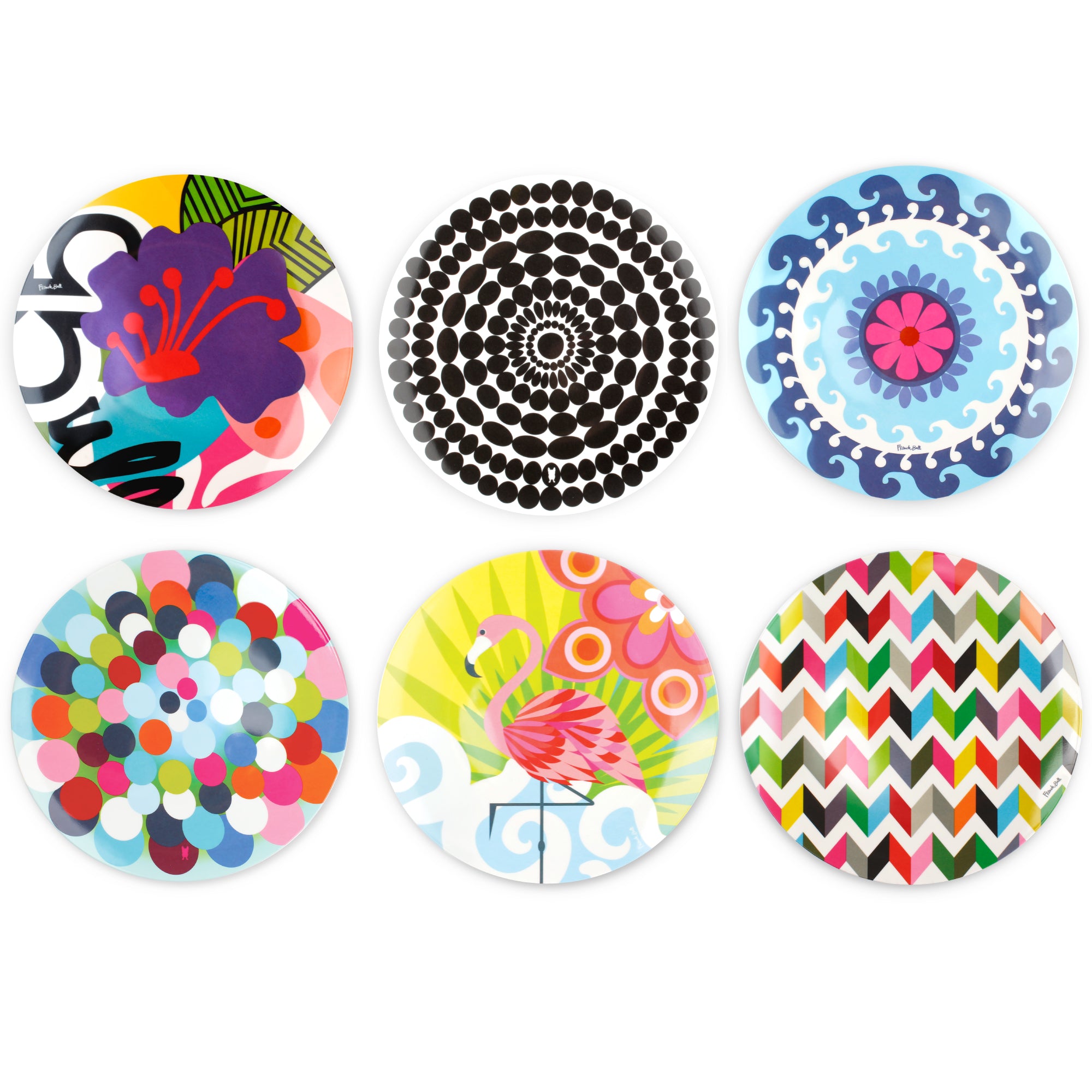 Assorted Salad Plate Set