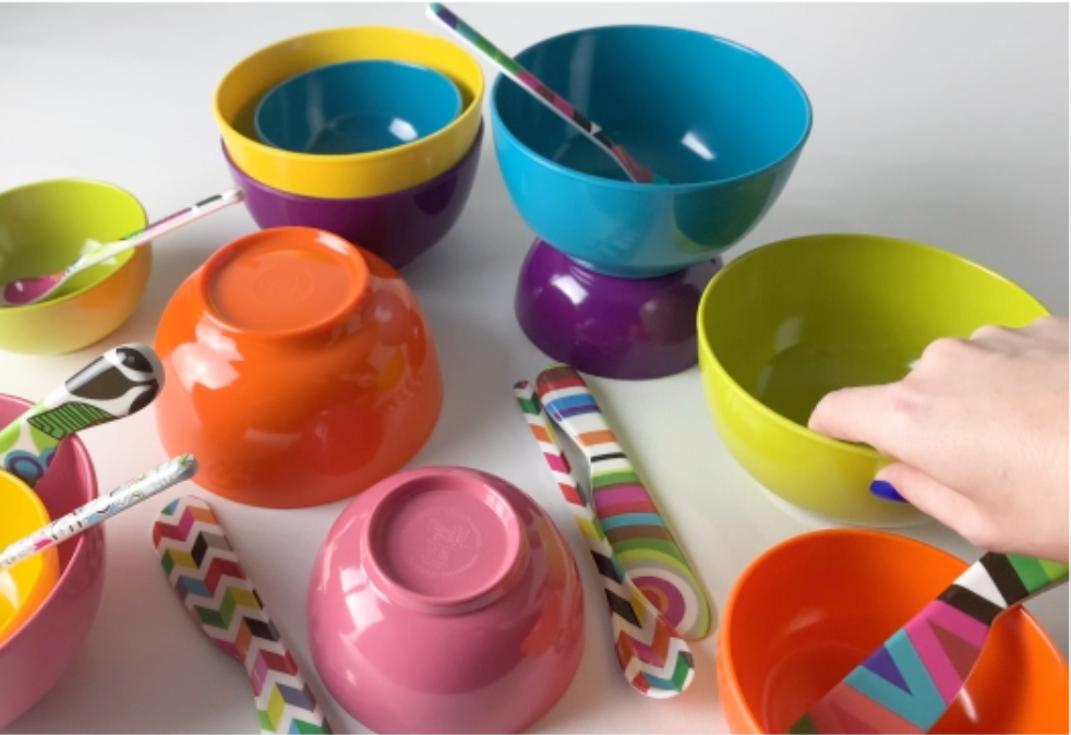 French Bull 72360 Bowl 6 Piece Set Multicolor