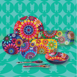 Festival 11" Dinner Plate Gift Box Set of 4