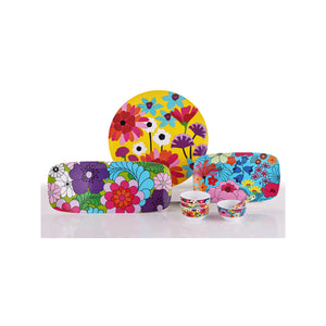 Garden Floral Round Platter