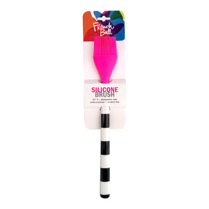 Black & White Stripe Silicone Brush