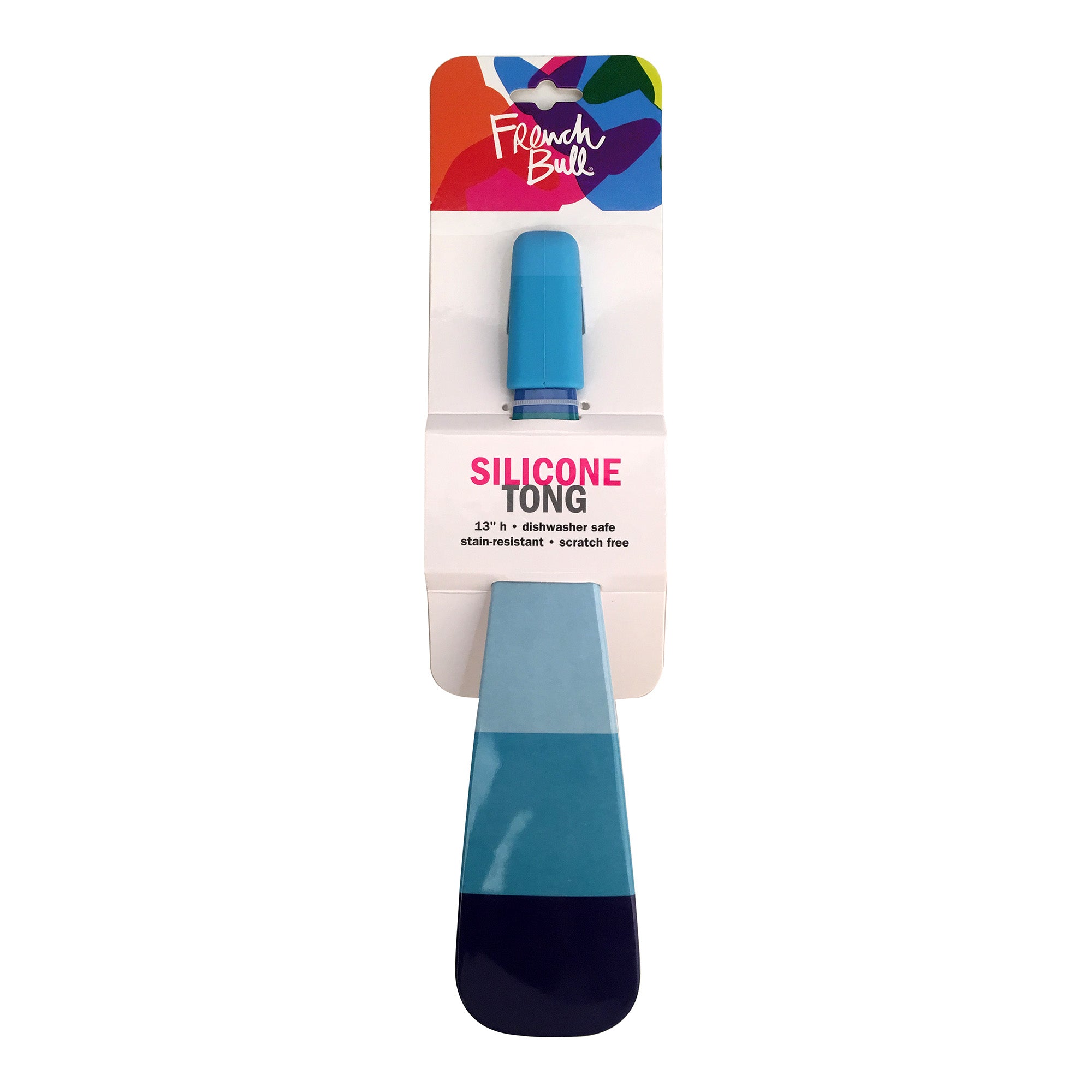 French Bull Blue Ocean Stripe Silicone Spatula