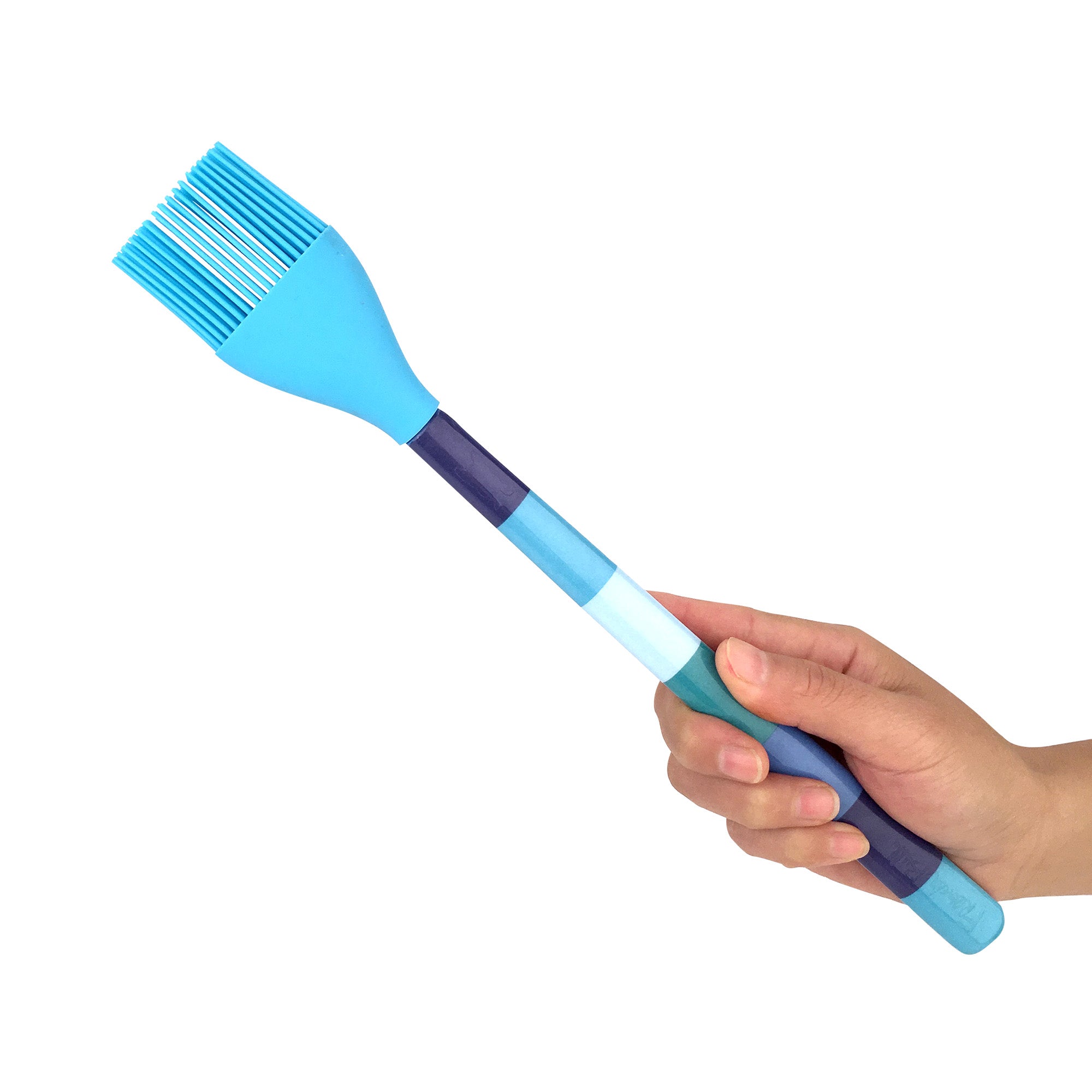 Blue Ocean Stripe Silicone Brush