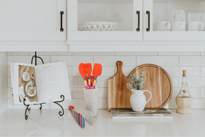 Jelly Bean Stripe Silicone Spatula