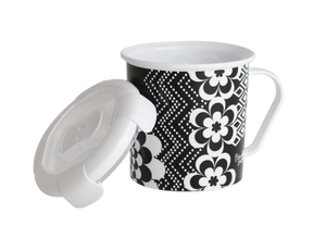 Mosaic B&W Soup Mug