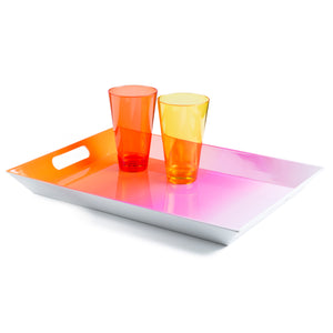 Pink Ombré Serving Tray