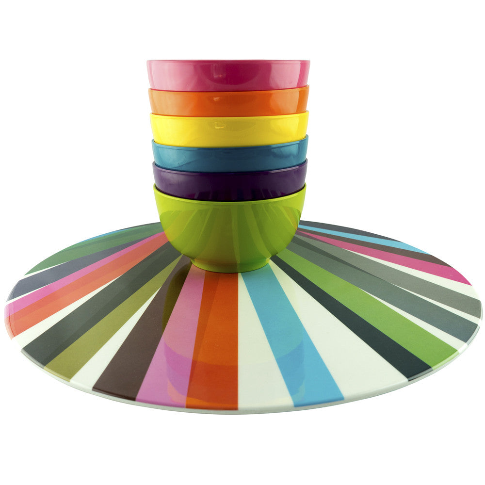 French Bull 72360 Bowl 6 Piece Set Multicolor