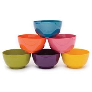 Bowl - Solid Bowl Assorted Set Of 6
