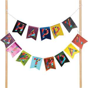 Cake Banner Topper - Birthday Cake Cake Banner Topper