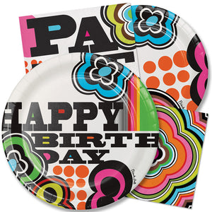 Cake Banner Topper - Mod Birthday Cake Banner Topper