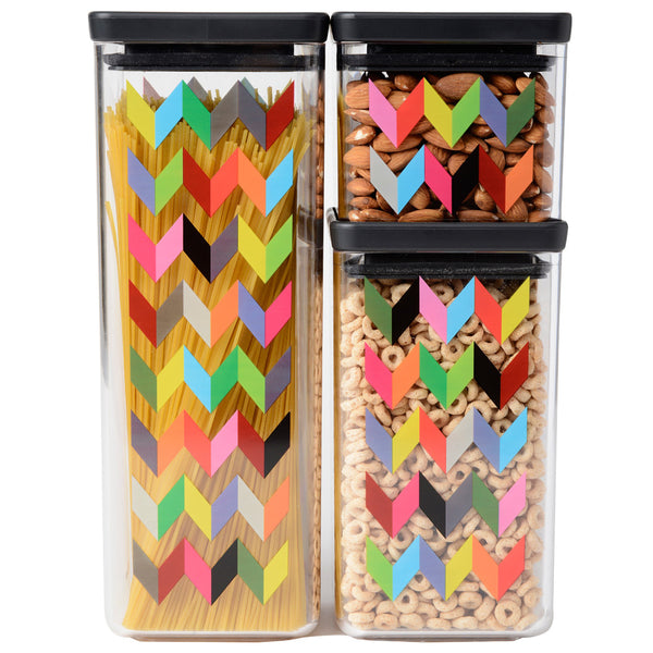 Ziggy Dry Food Storage Canister Set - French Bull