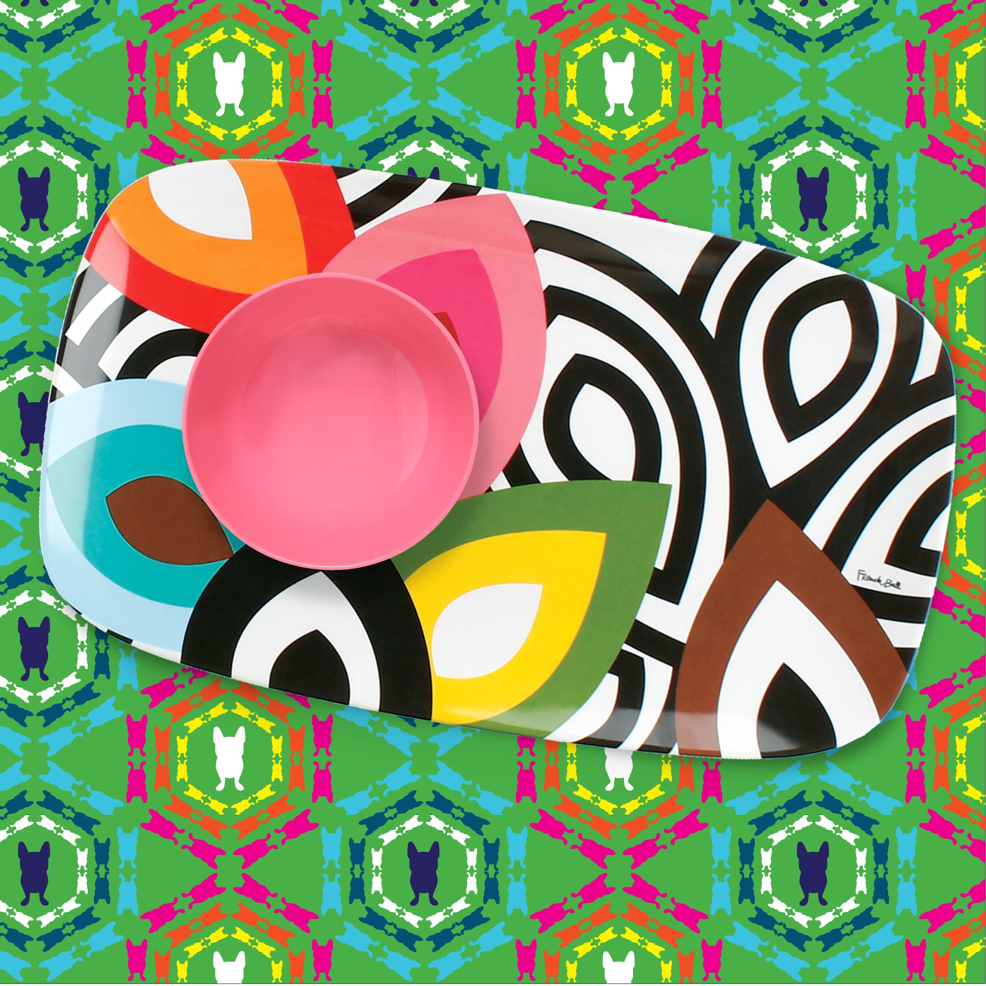 Melamine Rectangular Platter - Foli l French Bull Official