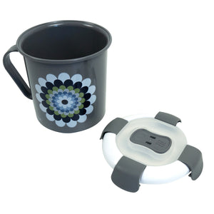 Mandala Mosaic Flower Soup Mug