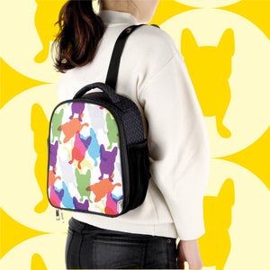 CMYK Happy Frenchie Sling Lunch Bag