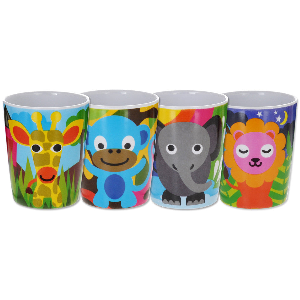 French Bull Jungle Kids Juice Cup Set of 4