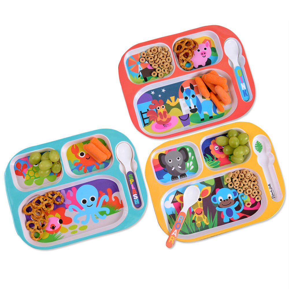 French Bull Ocean Kids' Everyday Tray with Spoon