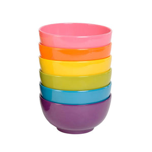Ziggy Egg Platter and Rainbow Mini Bowls Bundle