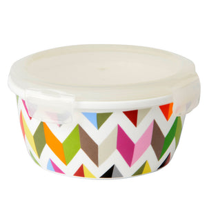 Porecelain Storage - Ziggy Large Round Porcelain Storage