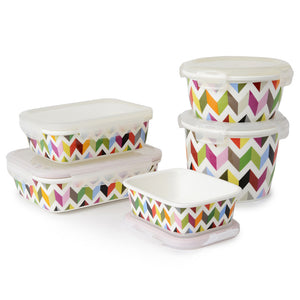 Porecelain Storage - Ziggy Large Round Porcelain Storage