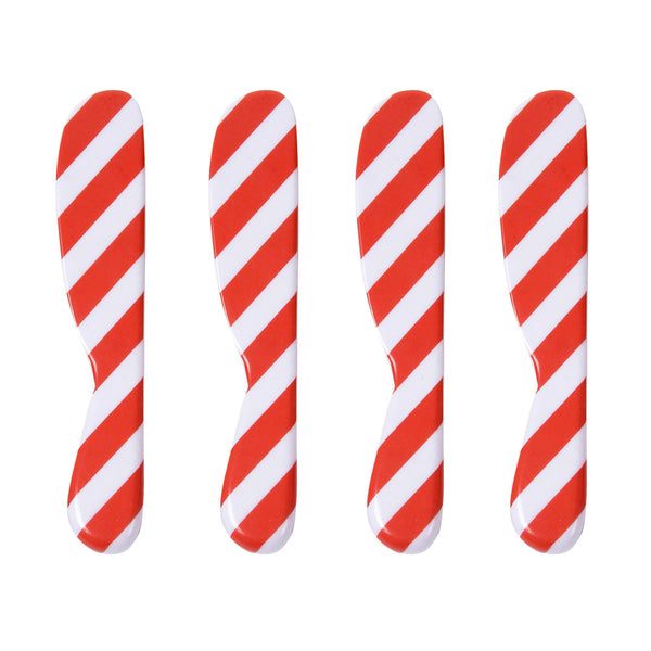Spreader Set - Candy Stripe Spreader Set Of 4