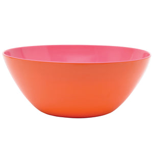 Two Tone Salad Bowl - Orange/Pink 2 Tone Bowl