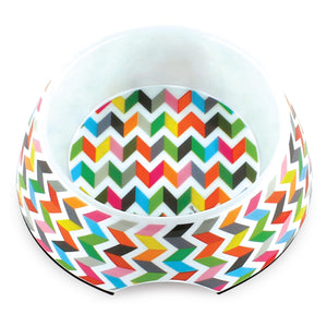 Ziggy White Medium Pet Bowl